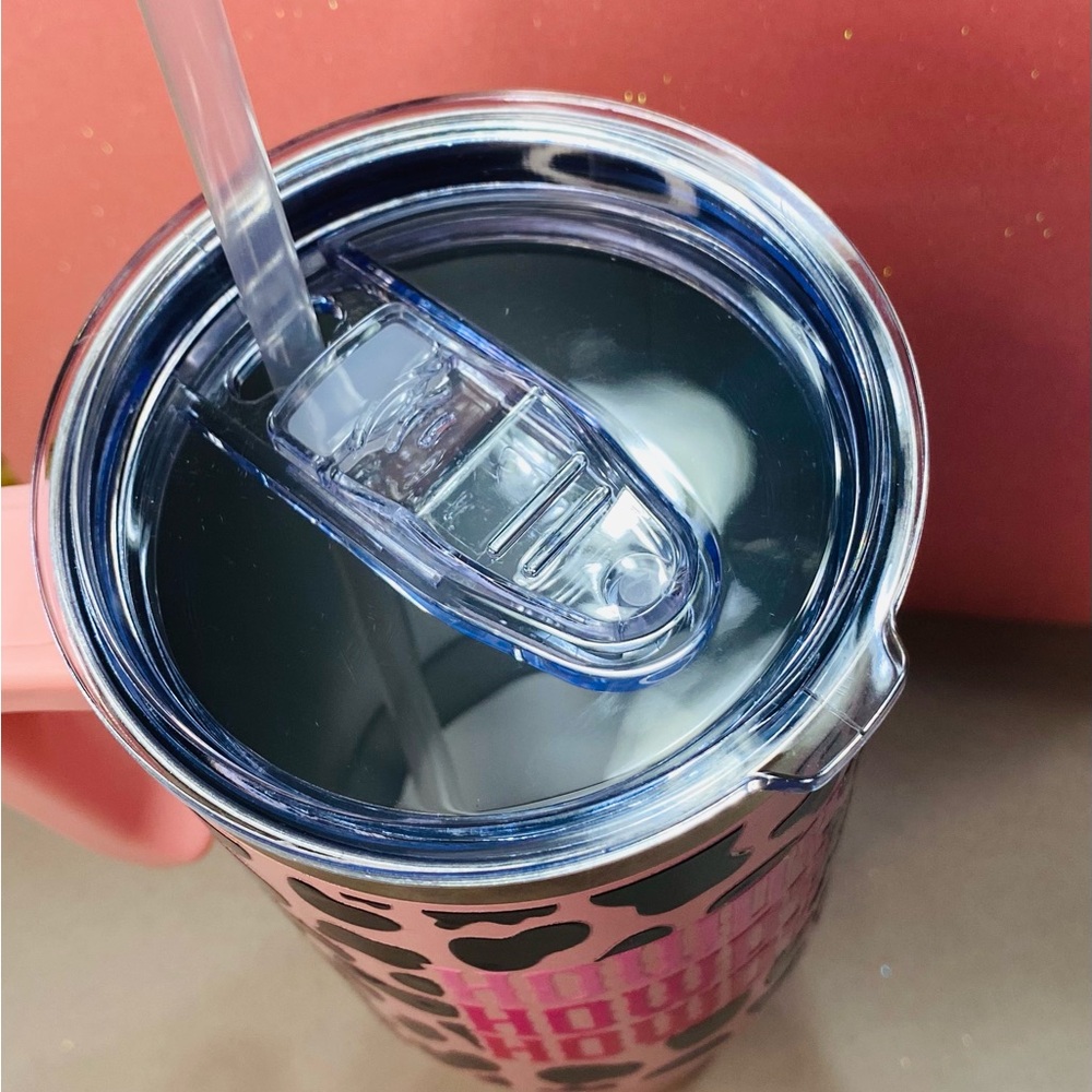 🌸 Pink Cow Print “Howdy” Handcrafted Tumbler – 40 oz 🌸 - Picture 3 of 3